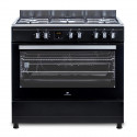 Cuisiniere piano four multifonctions catalyse - CONTINENTAL EDISON - CECP9060BDD- 95 L - Affichage digital - L90 x H 85 cm - …