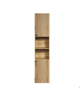 PureBliss armoire haute pour salle de bain chene décor.