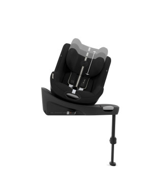 Siege auto Pivotant 360° Sirona G i-Size Plus - Moon Black - CYBEX