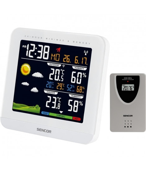 Station météo avec capteur sans fil - Sencor - SWS 5600