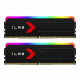 Kit de mémoire - PNY - XLR8 Gaming EPIC-X RGB DDR5 - 32GB (2x16GB) - 6400MHz - CL36 - Pour ordinateur de bureau