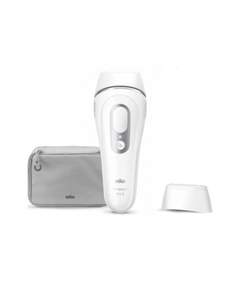 Épilateur lumiere pulsée - BRAUN - PL3020 - 3 niveaux d'intensité - 300 000 flashes - Visage et corps