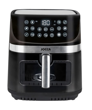 Friteuse a air - JOCCA - 2352 - 9L - 2 Résistances Chauffant - 30,5x38,5x35 cm