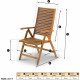 Chaise réglable - Fieldmann - FDZN 4101-T