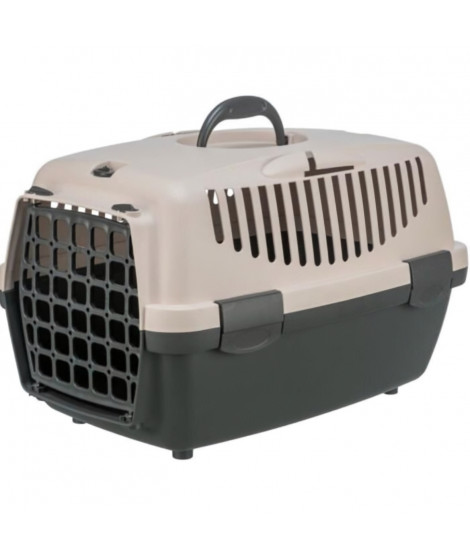 Box de transport - TRIXIE - Capri 1 - XS : 32 x 31 x 48 cm - Gris foncé / Blush