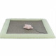 Junior matelas griffoir - TRIXIE - 47 x 47 cm - Gris / Menthe