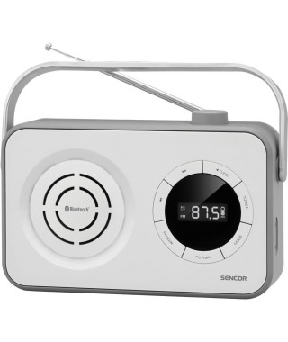Récepteur radio portable PLL FM avec BT, USB, Micro SD et AUX - Sencor - SRD 3200 W