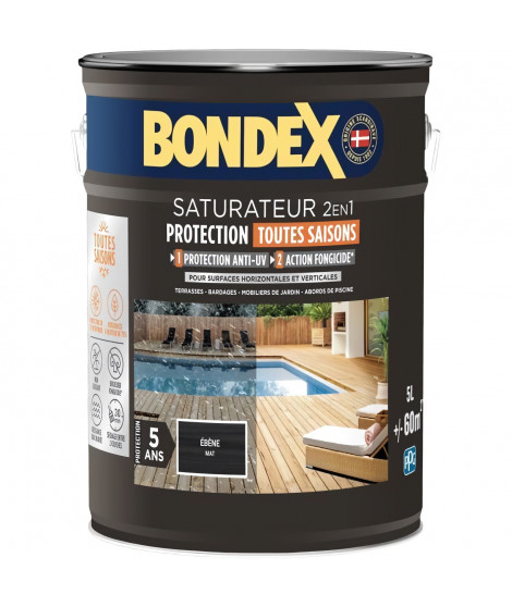 Saturateur 2 en 1 - BONDEX - Ebene mat - 5 L