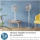 Ventilateur sur Pied - PHILIPS - CX2550/00 - 2562 m3/ h - Blanc