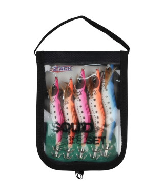 ZACK Kit 5 Poissons Turlutte