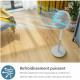 Ventilateur sur Pied - PHILIPS - CX2550/00 - 2562 m3/ h - Blanc