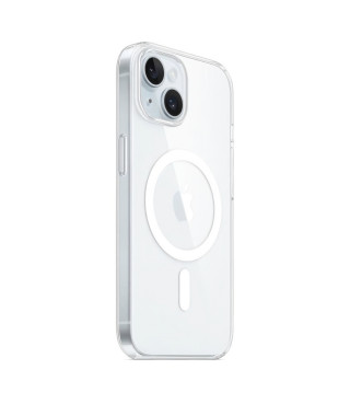 APPLE - iPhone 15 - Coque transparente avec MagSafe