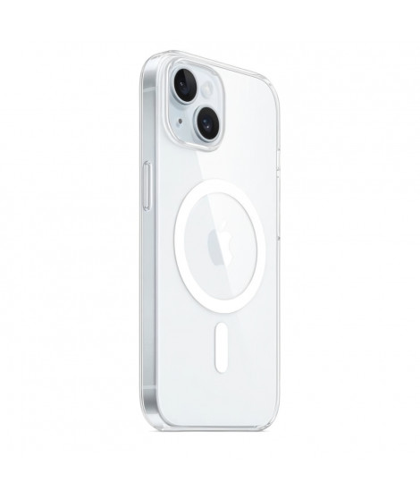 APPLE - iPhone 15 - Coque transparente avec MagSafe