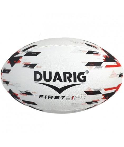 Ballon de rugby - Firstline - DUARIG - Noir et rouge - T5