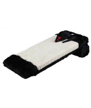 Griffoir sur rouleau - TRIXIE - Tapis en sisal / en peluche - 15 × 35 cm - Naturel / Noir