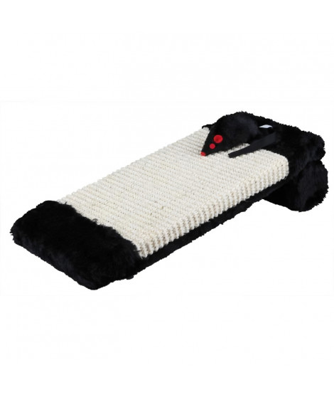 Griffoir sur rouleau - TRIXIE - Tapis en sisal / en peluche - 15 × 35 cm - Naturel / Noir