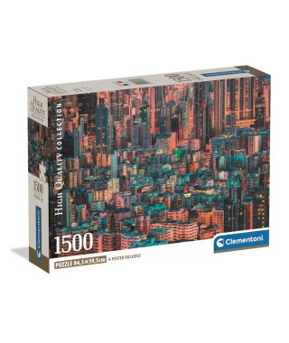CLEMENTONI - Compact 1500 pieces - Hong-Kong, The Hive