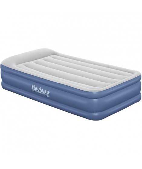 Lit gonflable - BESTWAY - 67628 - 1 place - 191 x 97 x 46 cm, pompe électrique intégrée, cadre de lit