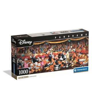CLEMENTONI - Compact 1000 pieces Panorama - Disney Orchestra