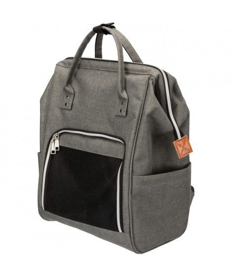 Sac en toile pour animaux de compagnie - TRIXIE - 28840 - Gris - 32x42x22 cm - Pour petits chiens