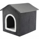Abri - TRIXIE - Livia - 38 x 41 x 44  cm - Gris foncé / Blanc