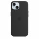 APPLE - iPhone 15 - Coque en silicone avec MagSafe - Noir
