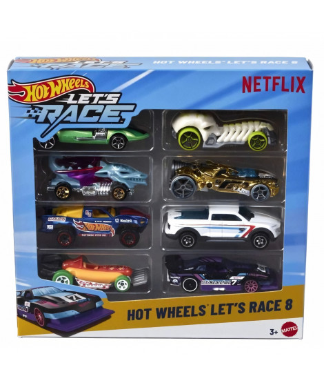 Hot Wheels- Coffret 5 Véhicules Let's Race-Véhicules échelle 1/64 - Hot Wheels - JGK18