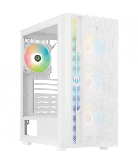 Boitier PC - BITFENIX - Apollo ARGB - Sans alimentation - Moyen tour - Format ATX - Blanc