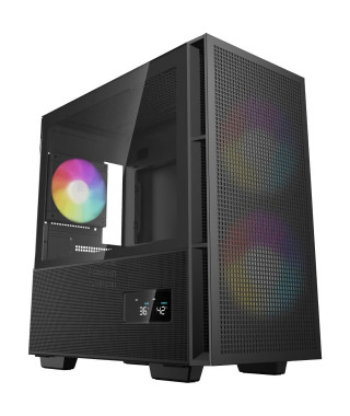 Boitier PC - DEEPCOOL - CH360 Digital - Sans alimentation - Mini tour - Format M-ATX - Noir