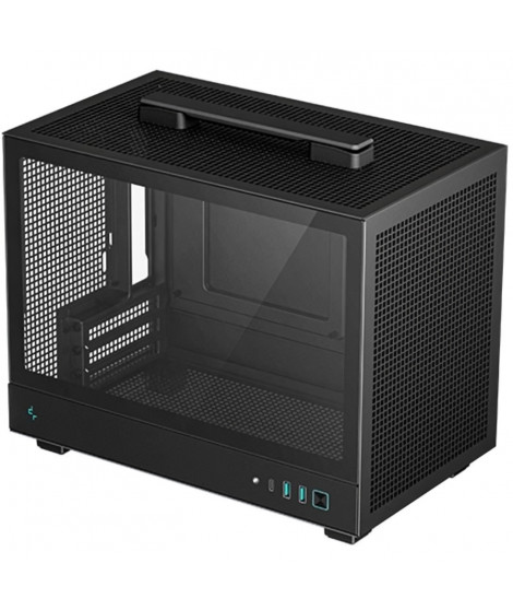 Boitier PC - DEEPCOOL - CH160 - Sans alimentation - Mini tour - Format M-ITX - Noir