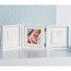 Baby Art My Baby Style - Cadre Photo Double Empreinte Bébé : Personnalisez avec Kit Empreintes Mains et Pieds Bébé, Cadeau Na…