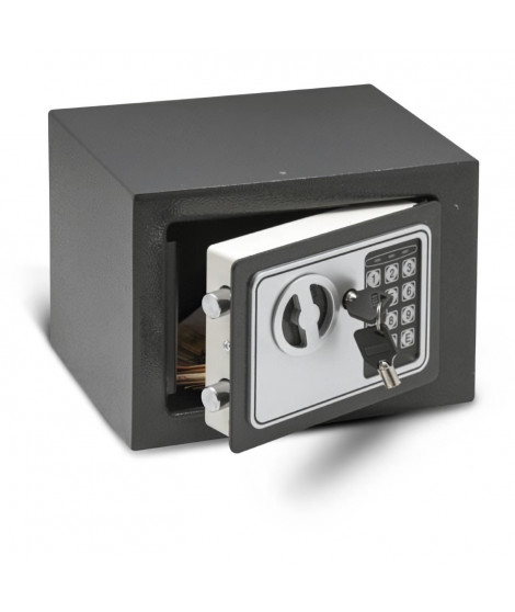 ELEM TECHNIC Coffre-fort de sécurité électronique 2,9 L 17x23x17 cm