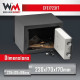 ELEM TECHNIC Coffre-fort de sécurité électronique 2,9 L 17x23x17 cm