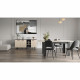 Ensemble séjour - Enfilade, Buffet haut, Table allonge - KENT - Chene de fil / Sidewalk - DEMEYERE