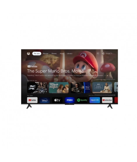 TCL 58P69B - TV LED 58 (147 cm) - 4K UHD 3840x2160 - HDR10 - TV connecté Android - 3xHDMI 2.1 - WiFi
