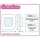 Chatiere - FERPLAST - Swing 5 - 22,5 x 16,2 x 25,2 cm - Gris