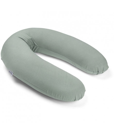 Coussin de grossesse et d'allaitement - BADABULLE - Buddy - Certifié oeko-Tex - Corduroy Vert