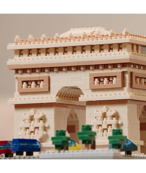 Mini-figurine en briques - BANDAI - NANOBLOCK - Arc de Triomphe Deluxe - 1560 pcs