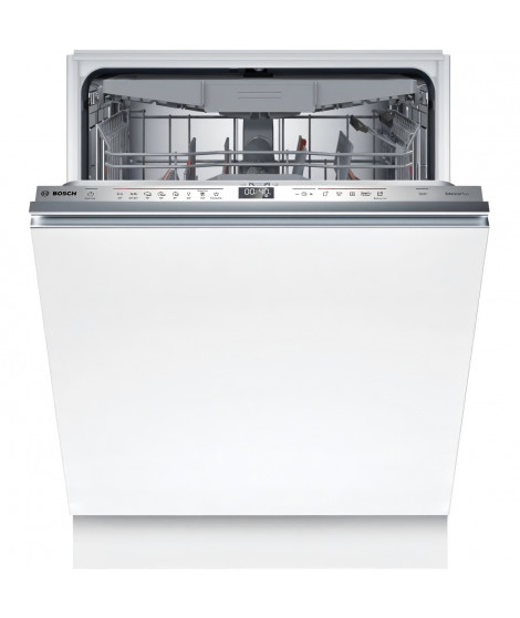 Lave-vaisselle tout intégrable BOSCH SMH6ECX12E SER6 - 14 couverts - 42 dB - porte a glissieres - tiroir a couverts