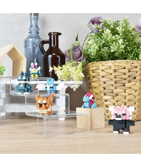 Coffret de 6 figurines en briques - BANDAI - NANOBLOCK - Pack Pokémon type Normal