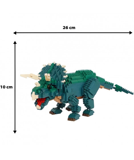 Figurine en briques - BANDAI - NANOBLOCK - Triceratops Deluxe - 930 pcs