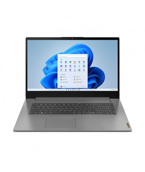 PC Portable LENOVO IdeaPad 3 17IAU7 | Windows 11 - 17,3'' FHD IPS - Core i3-1215U - RAM 8 Go - SSD 512 Go - AZERTY