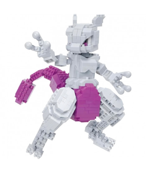 Figurine en briques - BANDAI - NANOBLOCK - Pokémon - Mewtwo