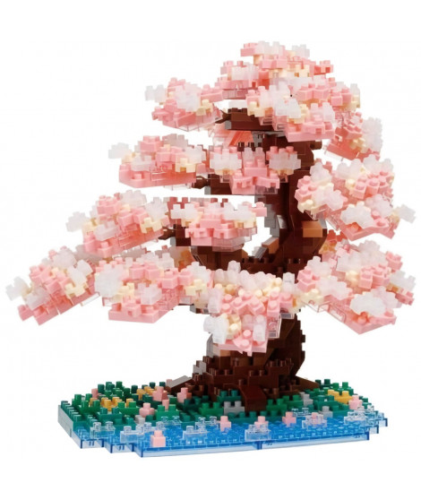 Figurine en briques - BANDAI - NANOBLOCK - Cerisier en fleurs Deluxe - 990 pcs