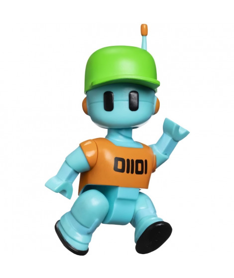 Figurine articulée - BANDAI - Stumble Guys - Robot Guy - 11 cm - Avec stickers