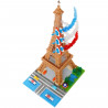 Nanoblock - Bandai - NB057 - Tour Eiffel - 500 pieces - a monter soi-meme - 8 ans et plus