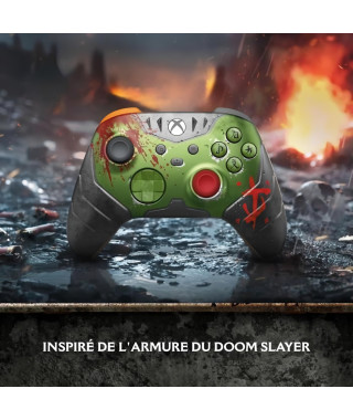 Manette de jeu - Xbox - Sans fil - DOOM : The Dark Ages - Edition Limitée