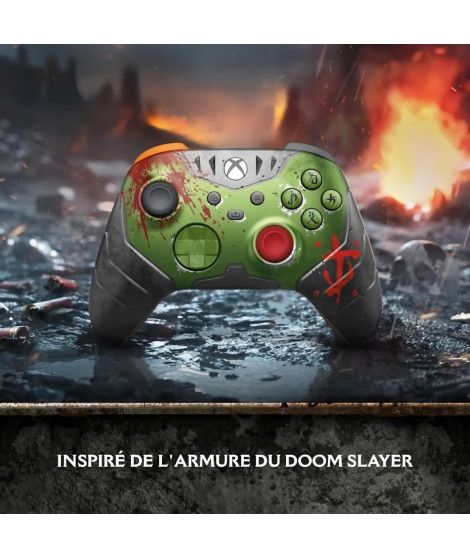 Manette de jeu - Xbox - Sans fil - DOOM : The Dark Ages - Edition Limitée