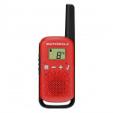 Talkies Walkies Motorola Rouge T42 - Portée 4 km - 16 canaux - Affichage LCD
