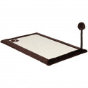 Tapis griffoir avec jouet - TRIXIE - Tapis en sisal / Peluche - 70 x 45 cm - Naturel / Brun